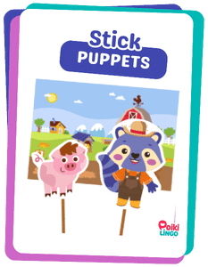 Stick Puppets print set - Old Macdonald had a farm for kids - free download