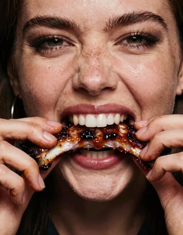 Cozy family-run Surinamese BBQ restaurant interior with warm lighting and rustic decor.