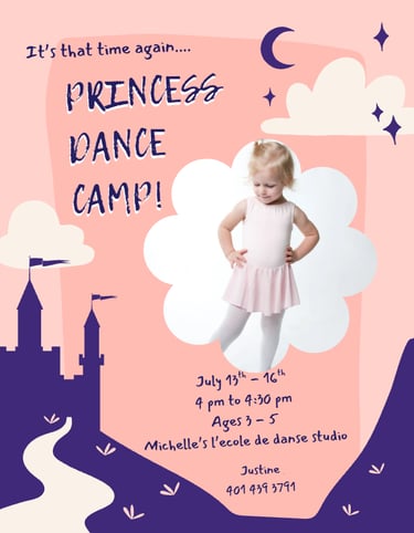 Princess Dance Camp - Michelle's L'Ecole De Danse Studio