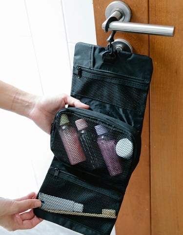 borsina toiletries da viaggio (foto pexels)