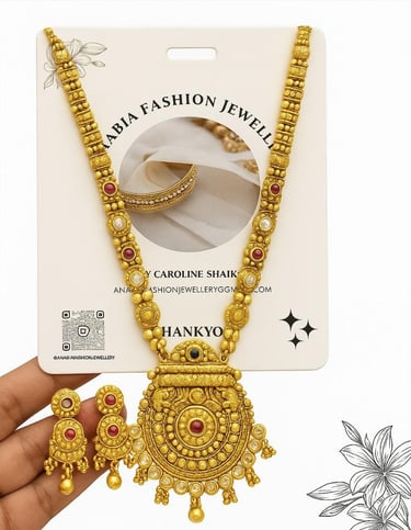 Explore Anabia Fashion's curated collection of affordable fashion jewellery and elegant accessories.