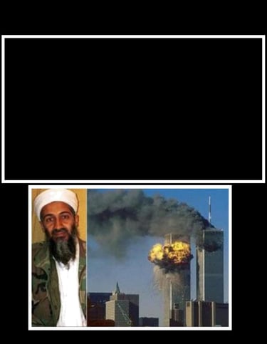 Vídeo mostrando o ATENTADO DE 11 DE SETEMBRO DE 2001 NO GOVERNO DE GEORGE W. BUSH e foto das torres gêmeas em chamas