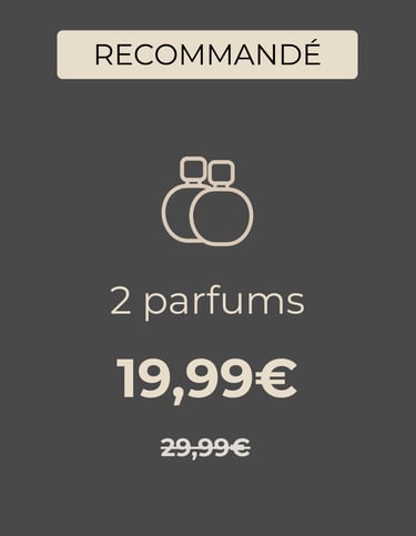 2 parfums pour 19.99€