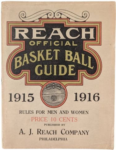 Antique A.J. Reach Official Basketball Guide 10 cents Philadelphia Original