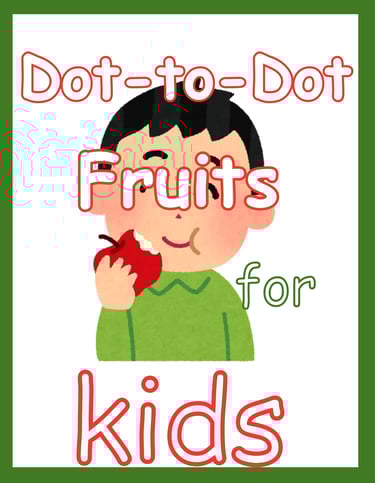 Dot-Dot Activity Health Sheet for Kids