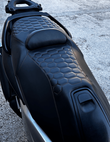 selle t-max tmax matelassé ruche d'abeille