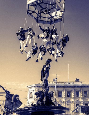 The capping of Havis Amanda every Vappu