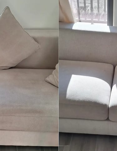 nettoyage de canapé en tissu à domicile à Angers