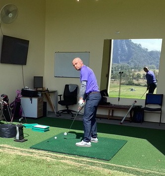 Daniel Crawford teaching pro at Chee Chan olf resort