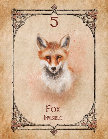 Fox card from the animal spirit oracle deck
