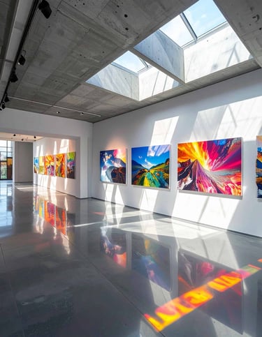 Wall print art gallery