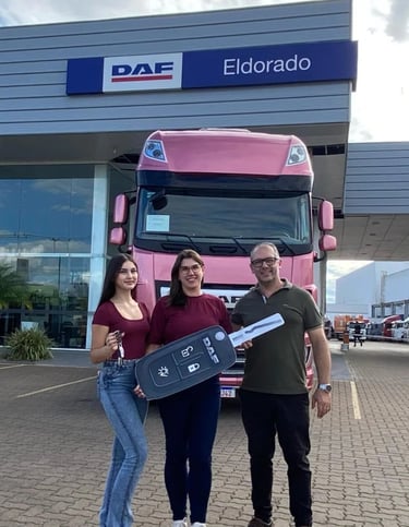 Representantes da DAC Transportes.