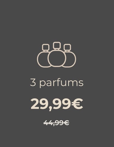 3 parfums pour 29.99€