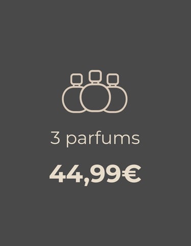 3 parfums 44.99€