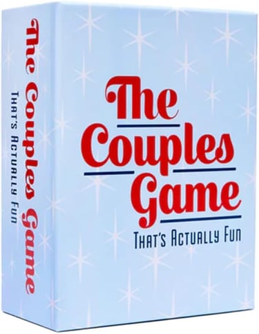 a couple of people playing a game of couples
