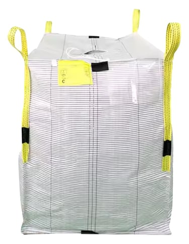 Large capacity woven container bag for minerals