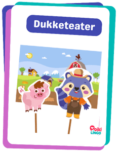 dukkesæt med bondemand Poiki på hans gård