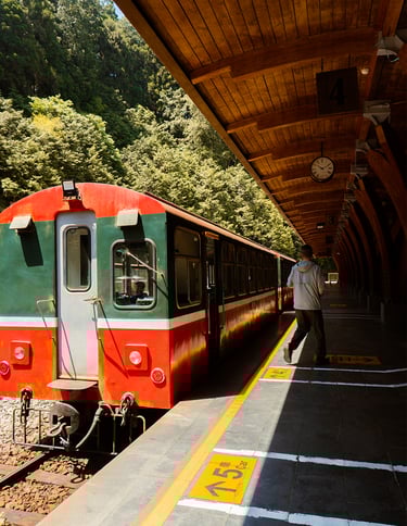Alishan Forest Railway Train