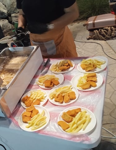 chiken nuggets , live chiken nuggets