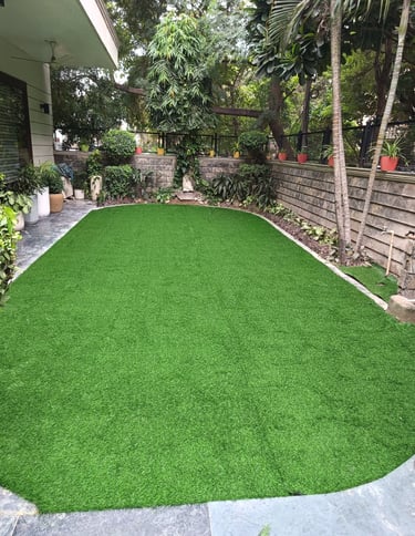 Artificial Grass After Installation Image