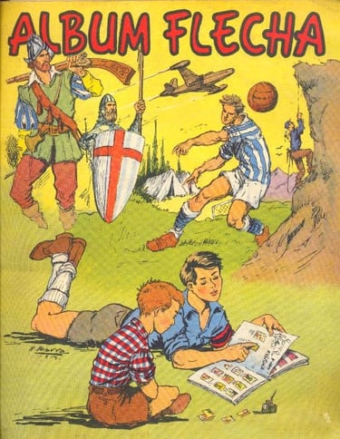 Album Flecha Spanish Sports card arrow album by Offset Workshops San Sebastian