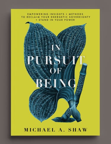 In Pursuit of Being Cover Design Lucent Arc