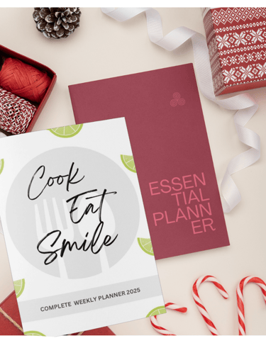 Pacchetto Regalo 'WellBeing Bundle'.Comprende:1 Essential Planner a scelta,1 Pianificatore dei Pasti