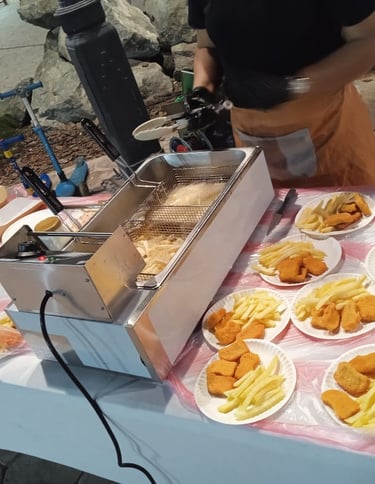 chiken nuggets , live chiken nuggets