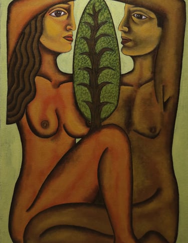 Hesham Nawar-Tree of Life, Acrylic on Canvas