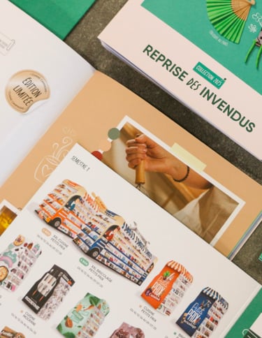 Mise en page catalogue professionnel 