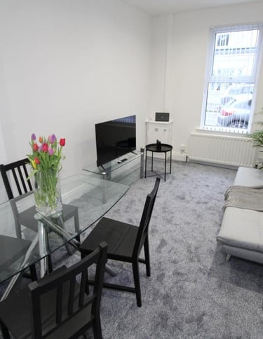 Belfast property rental living room