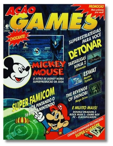 Revista Ação Games edição de Maio de 1991
