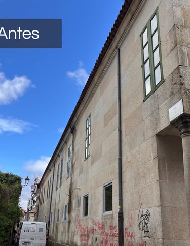 Mantenimiento de jardines y exteriores en Pontevedra. Desbroces, fincas, caminos, viales, piscinas.