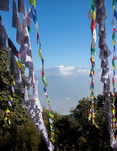 1 day hike, short hike, kathmandu, nepal, jamacho gumba