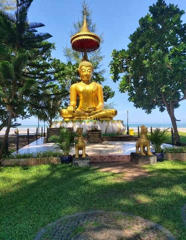 thailand takua pa ban nam khem tsunami wave memorial buddha