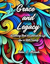 a book cover of the motivational coloring book grace and legacy for senior adult women