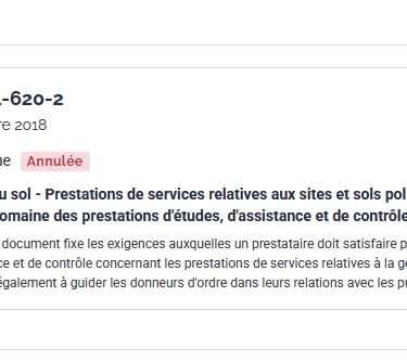 abrogation de la norme en sites et sols pollués grace à Jacques ROBERT 