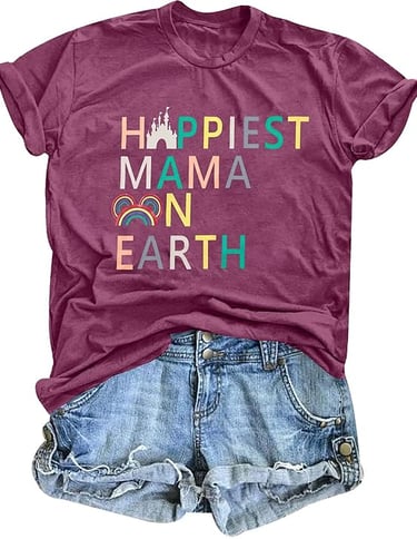 happiest mama on earth tshirt