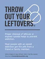 Throw out your leftovers blue brochure