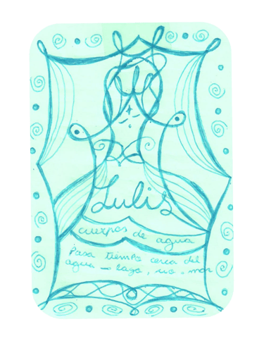 dibujo sobre diosa sulis