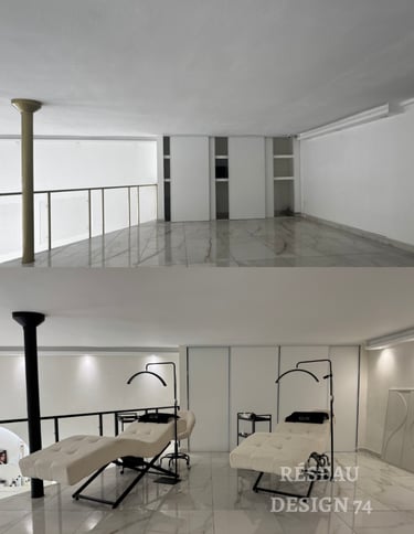 Architevte pour rénover un salon de coiffure Annemmasse