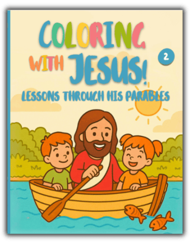 coloring with jesus volumen 2 book cover shadow