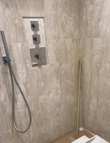 Trawertyn pod prysznic klasyczny Walnut kamień naturalny