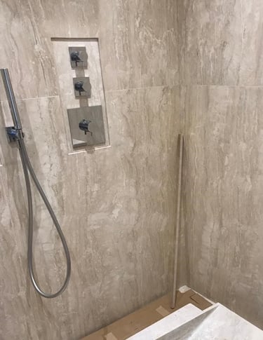 Trawertyn pod prysznic klasyczny Walnut kamień naturalny