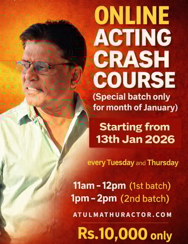 a man in a green shirt and glasses with a red background