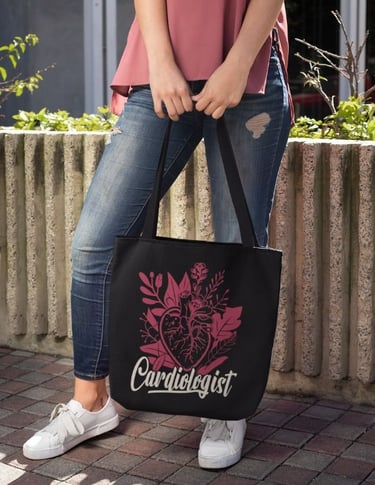 Cardiologist Tote Bag