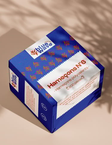 Design de packaging - Blue wave - Soleado studio