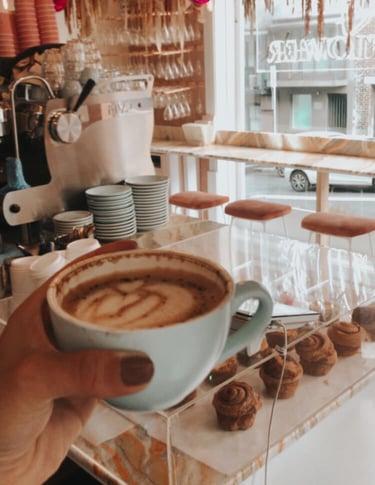 Working as a barista in Sydney