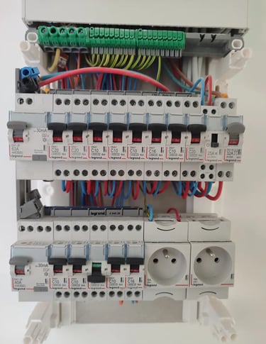 exemple de chantier tableau électrique