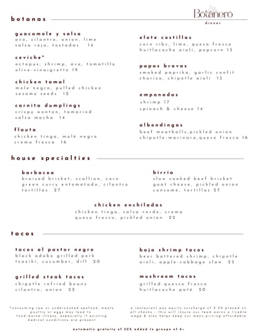 botanas - mexican food - tacos - best tacos chicago - cocktail lounge - Birria